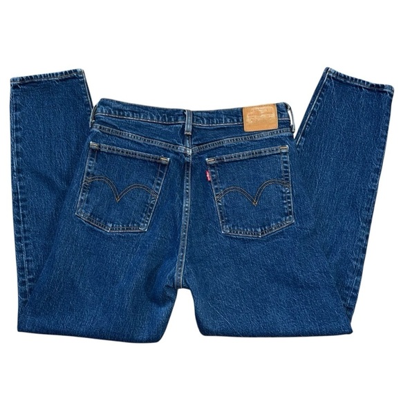 Levi’s Wedgie Peg Tapered Straight Jeans Women’s 30 Button Fly Denim Casual - Picture 1 of 11